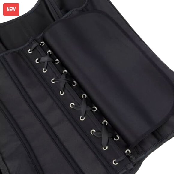 Vintage Corset Top Renaissance Shapewear Lace Up Bustier Costume - Picture 7 of 7